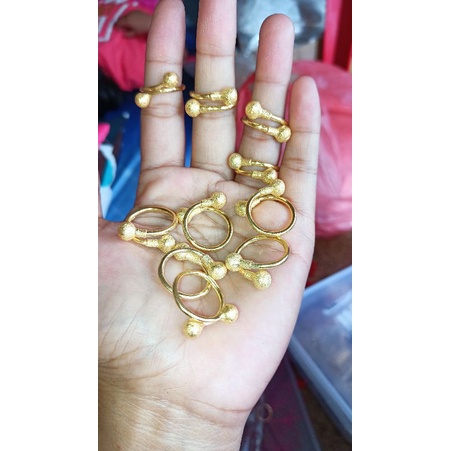 Cincin replika emas Golden, awet,tahan lama,ada logo gdn dalam cincin