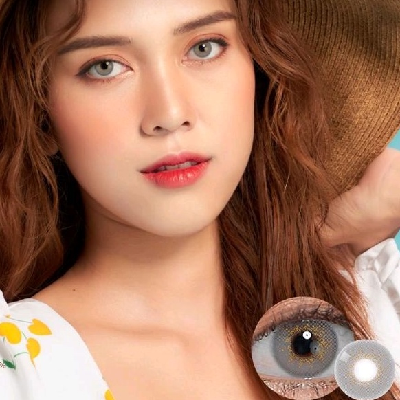 [ Free Case + Air 60ml ] SG017 / Sand Grey / Softlens Grey No Ring / Softlens Natural / Softlens Mur