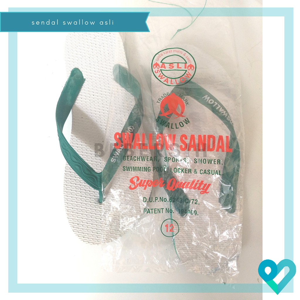 Sandal Jepit Swallow Asli Size Besar / Sendal Swallow Original / Sendal Jepit Karet