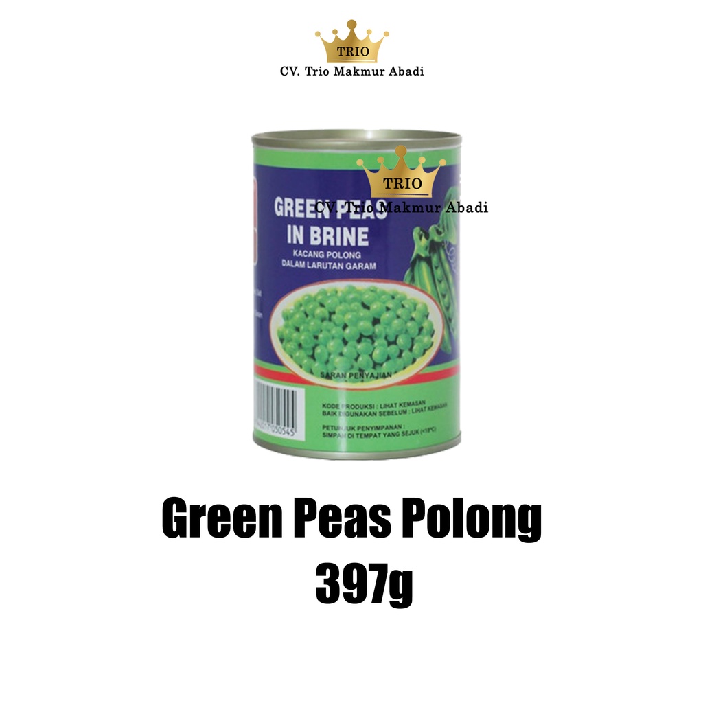 

Herring Brand Canned Green Peas / Kacang Polong Kaleng 400g