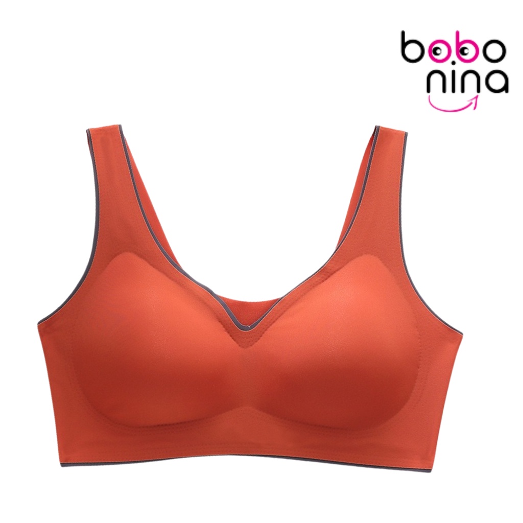Ninabobo BR030 Bra Sport BH Yoga Lari Wanita Dengan Model Kualitas Tinggi Bralette Push Up Pakaian Dalam / ZERO FEEL BH