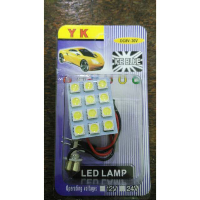 Bohlam plafon mobil 12 led