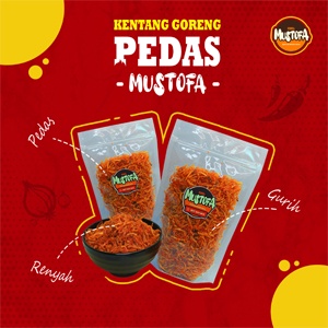 

KENTANG MUSTOFA Pedas Makanan Cemilan Pedas | Netto - 200gr