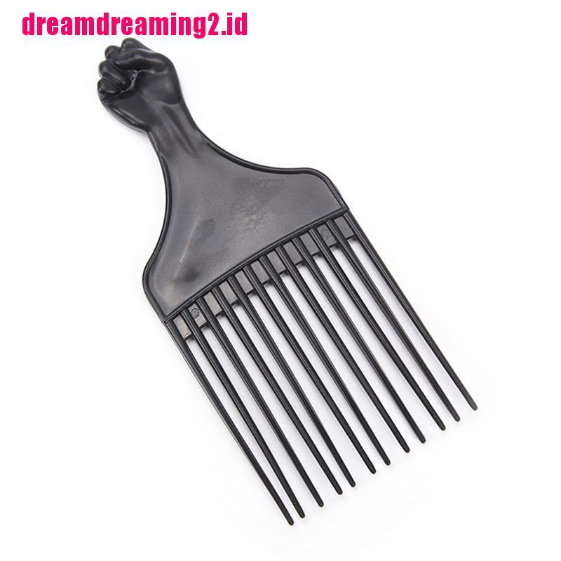 （✔✔❤Sisir Rambut Keriting Model Garpu Gigi Panjang Lebar Bahan Plastik Untuk Salon