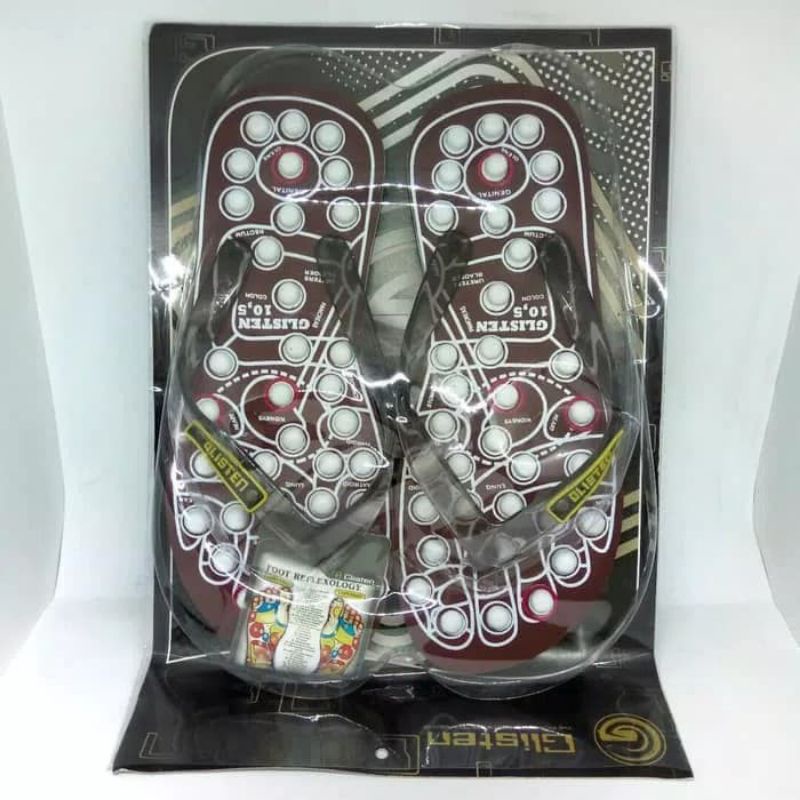 SENDAL KESEHATAN REFLEKSI GLISTEN SWISS-10,5coklat tua(27,5)