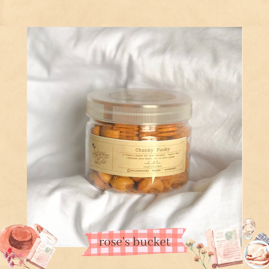 

Rose’s Bucket Chunky Funky Kacang Goreng Mente Bawang 200gr