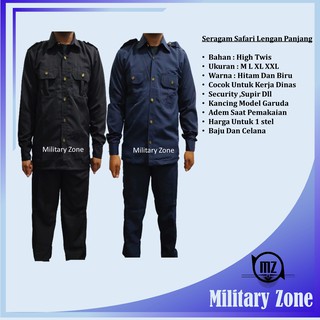 Baju Seragam Pdl Security Satpam Baru Terbaru Termurah Pdh Psh Keamanan Kerja Kantor Lapangan Murah Shopee Indonesia