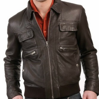 Jual Jaket kulit asli pria trendy anak muda