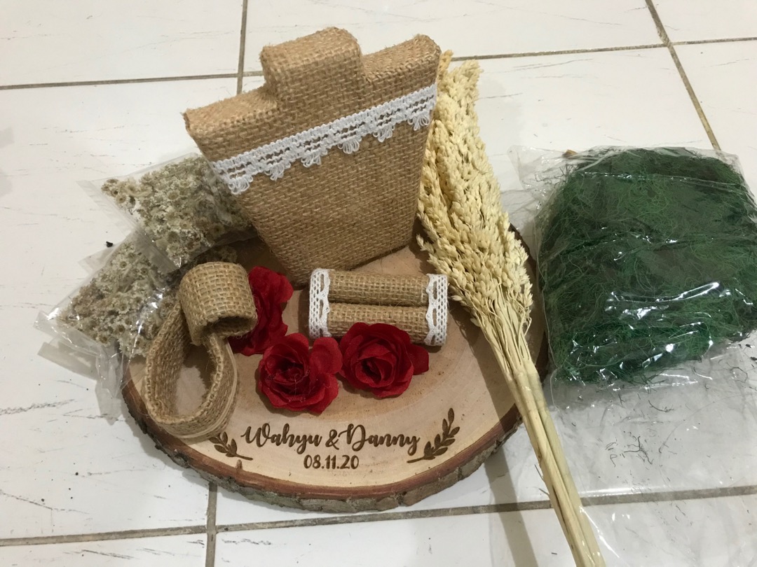 Potongan Kayu | Talenan Kayu | Slice Wood Diameter 20-22 Cm