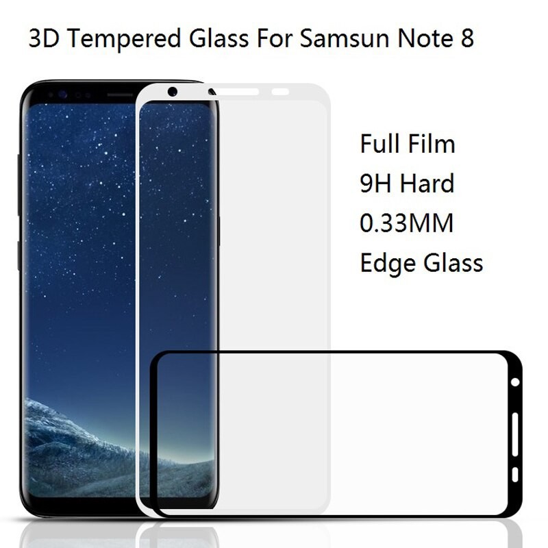 Samsung S8 / S8 Plus / S9 / S9 Plus Tempered Glass 3D  Full Melengkung Curved Anti Gores Kaca