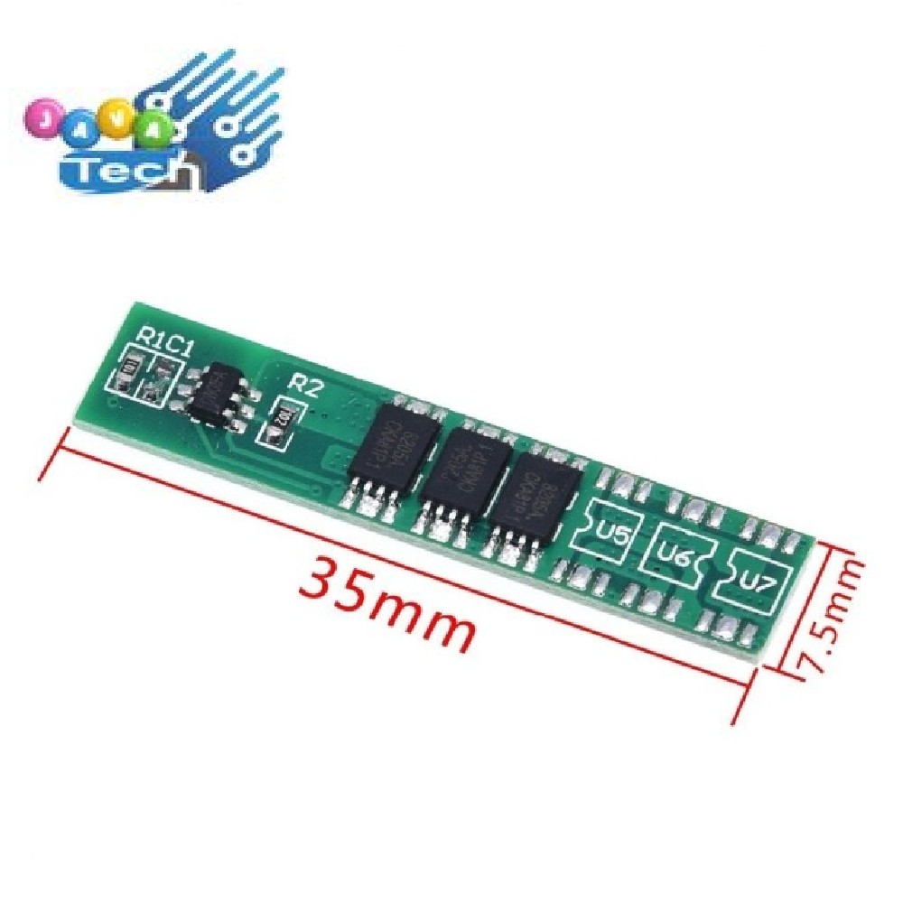 BMS 1s 4.2V 7.5A Lithium Li-ion Li-po 3MOS Battery Protection Board