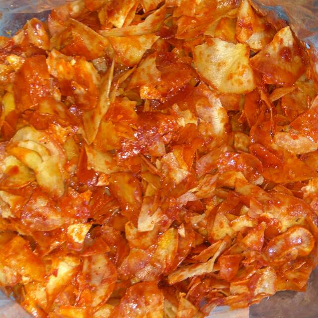 

Kripik singkong pedas