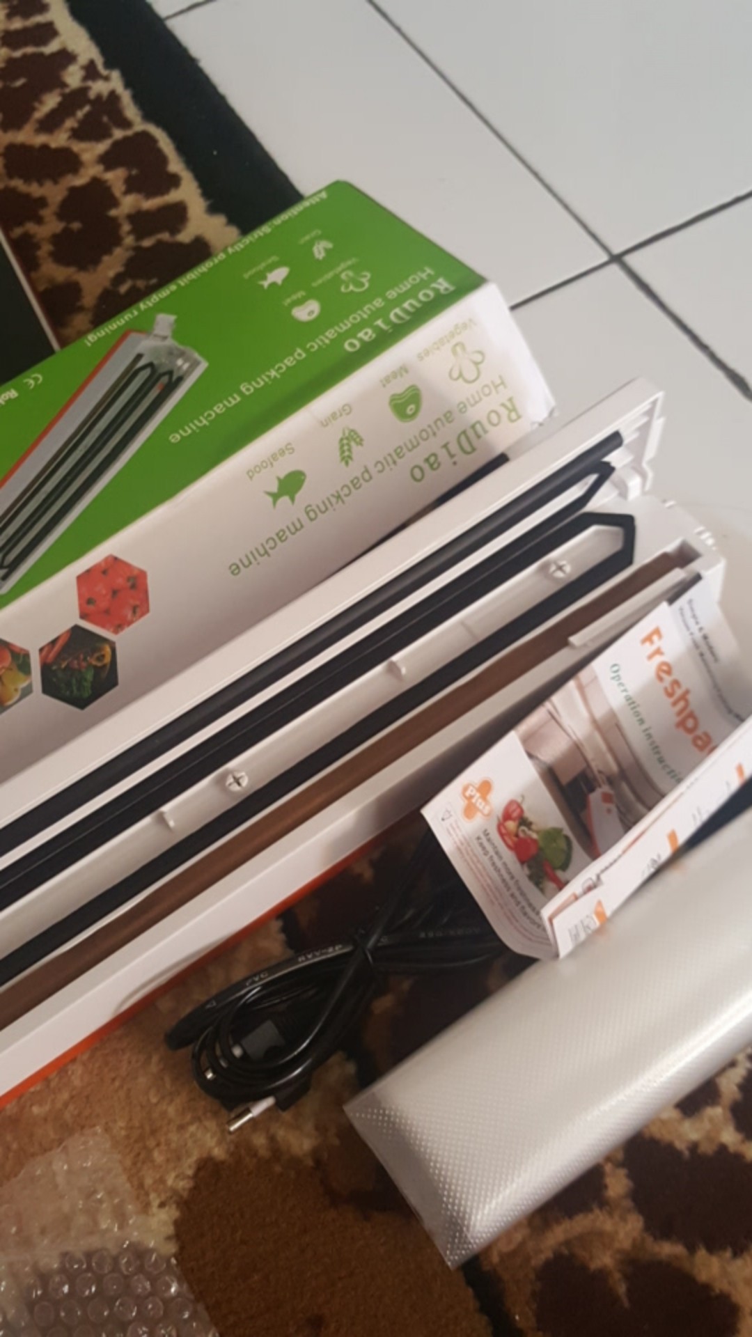 Alat Press Makanan Vacuum Sealer Vakum Makanan Freshpack Pro Vacum Sealer