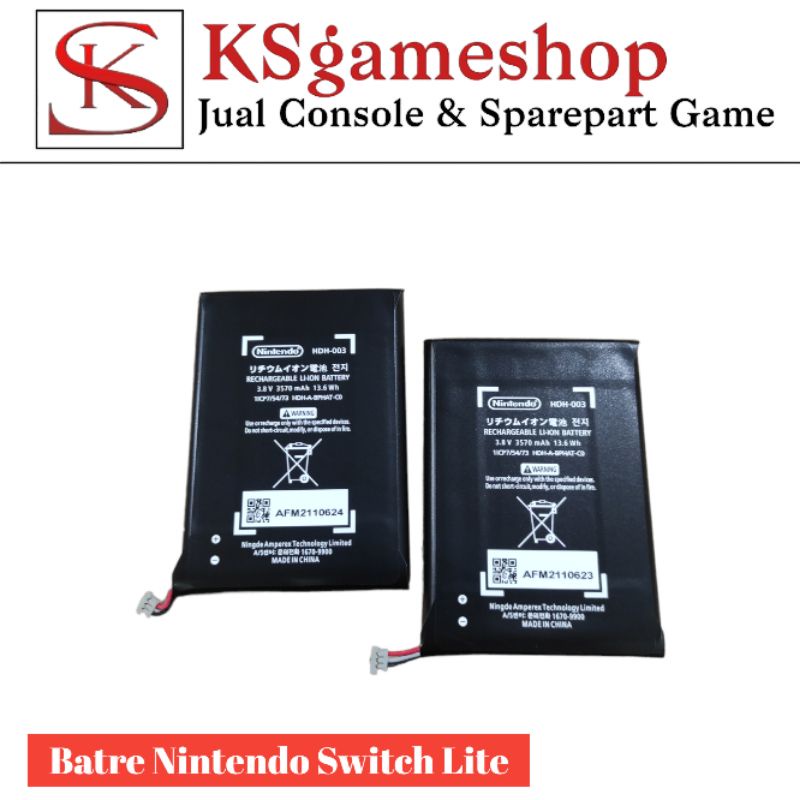 Battery Batre Baterai Nintendo Switch Lite Ori Original