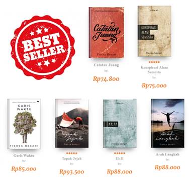 Best Of Fiersa Besari Buku Original Garis Waktu New Cover Tapak Jejak 11:11 Arah Langkah Catatan Jua