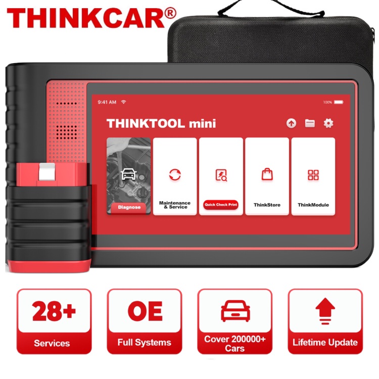 THINKCAR THINKTOOL MINI Obd2 Scanner Odb2 Car Diagnostic Tool OBDII Car Scanner Obd Car Diagnostic Scanner For Engine/ABS/Airbag/Transmission Systems Diagnostics