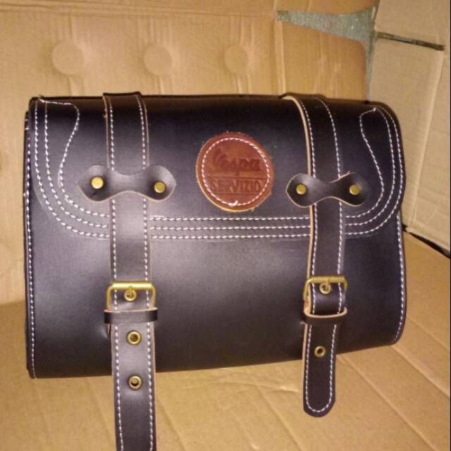 Tas Vespa tas back rack Vespa top box