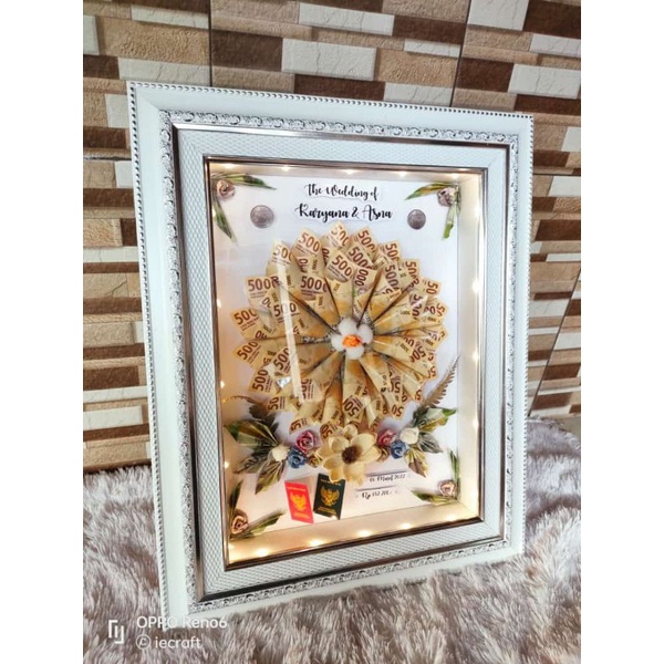 1 HARI JADI Mahar Pernikahan Mahar Unik ukuran 30x40 cm