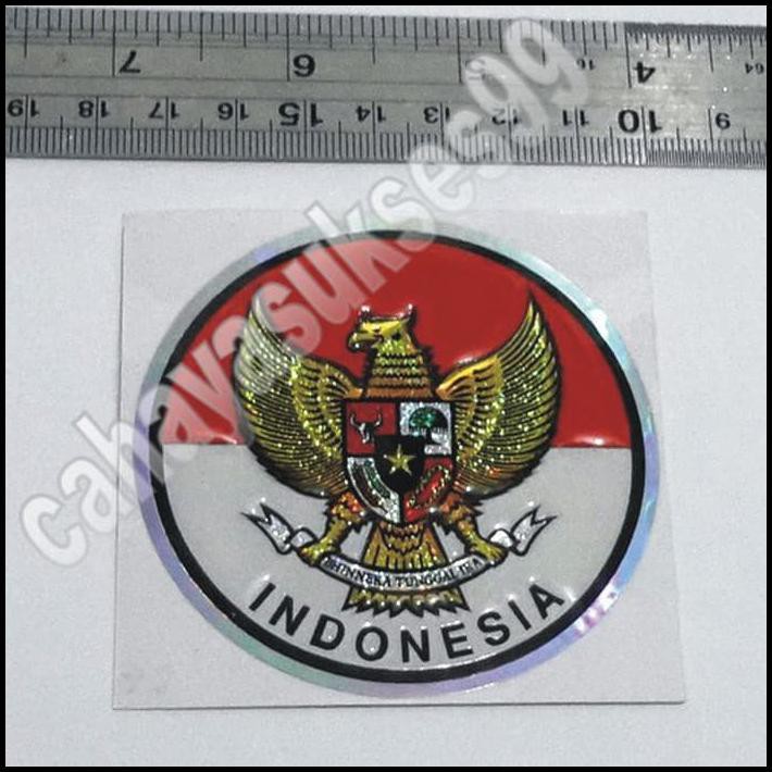 

Sticker Timbul Bendera Merah Putih Garuda Indonesia Stiker Emblem 7Cm