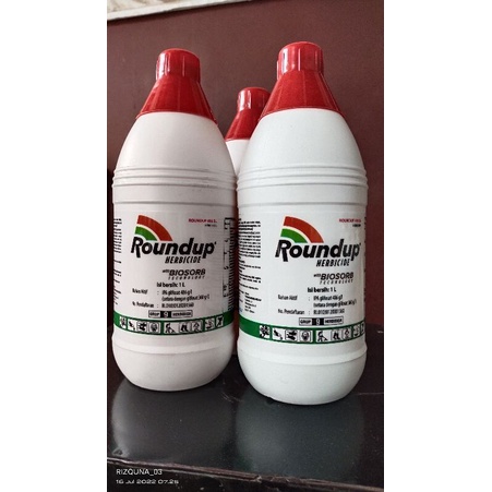 ROUNDAP 486SL  Herbisida obat pembasmi rumput liar dan gulma.  1liter