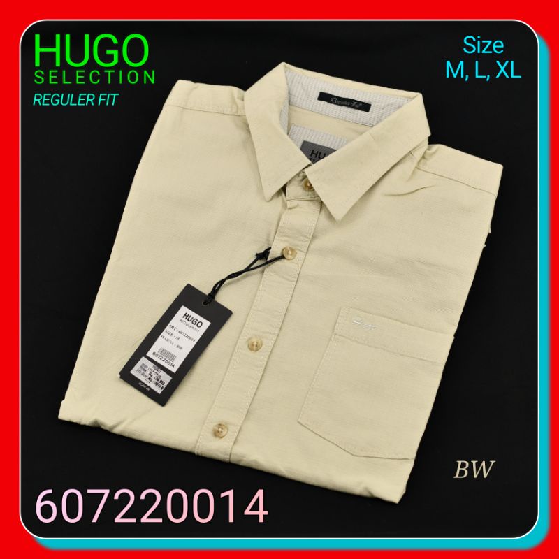 Kemeja Kasual Pria Hugo Selection 607220014 Lengan Pendek