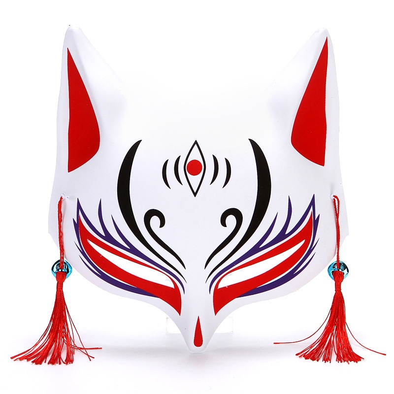 TOFF topeng kitsune fox bunkasai japanese festival mask rubah halloween