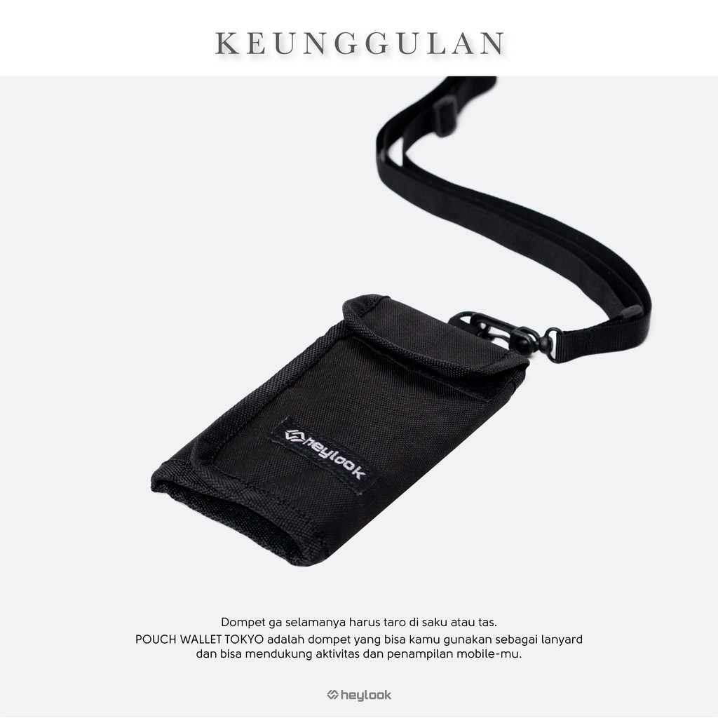 HEYLOOK Project - Sling Wallet TOKYO Waterproof Dompet Kartu Anti Air Sling Bag Wallet