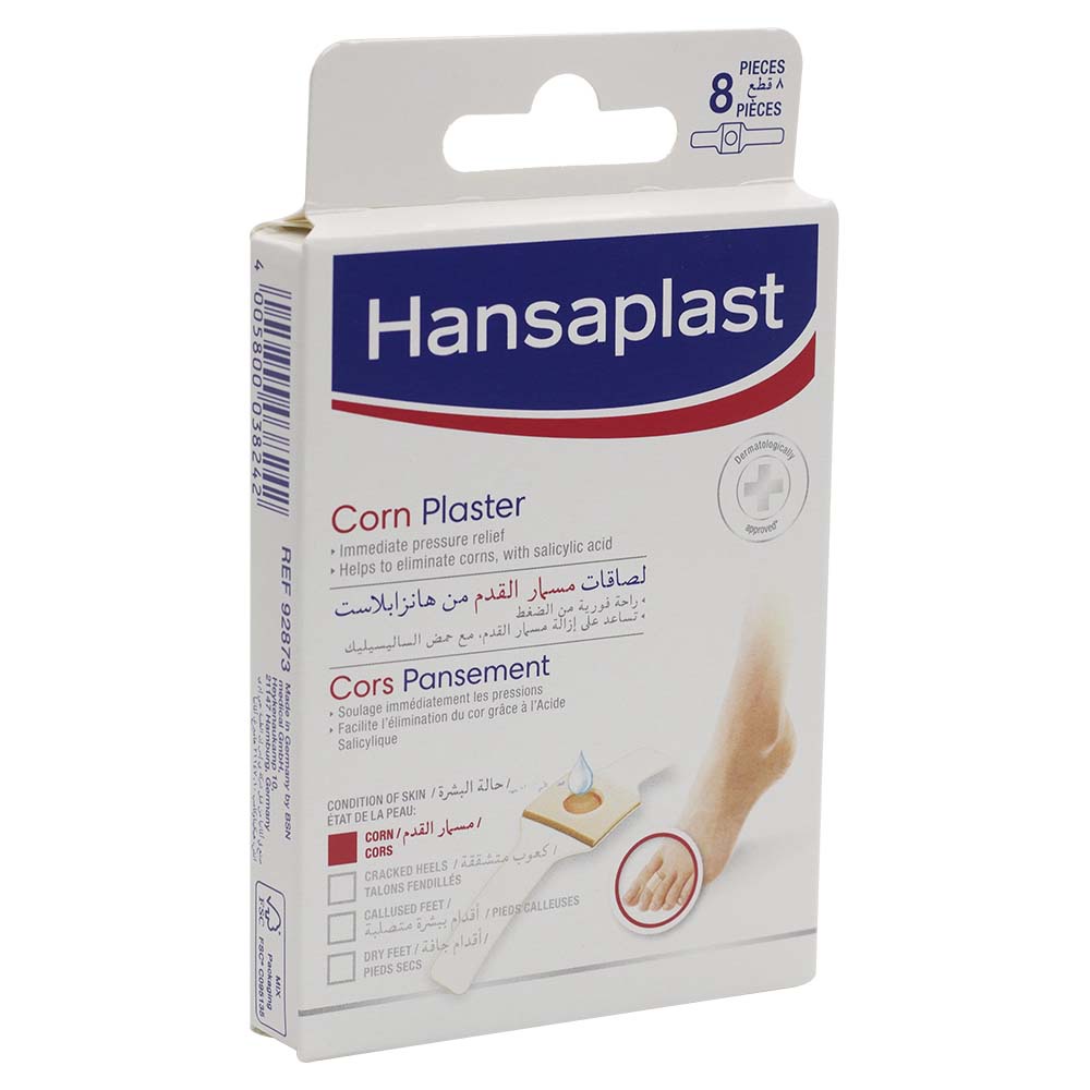 Plester Mata Ikan Hansaplast Corn Plaster Isi 8 Untuk Kutil Mata Ikan Kapalan