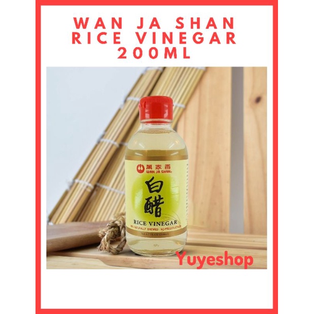 

Wan ja Shan rice vinegar (cuka beras) 200ml