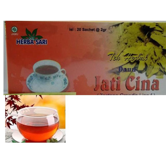 

Teh Celup Daun Jaticina Melunturkan Lemah Menurunkan Berat Badan