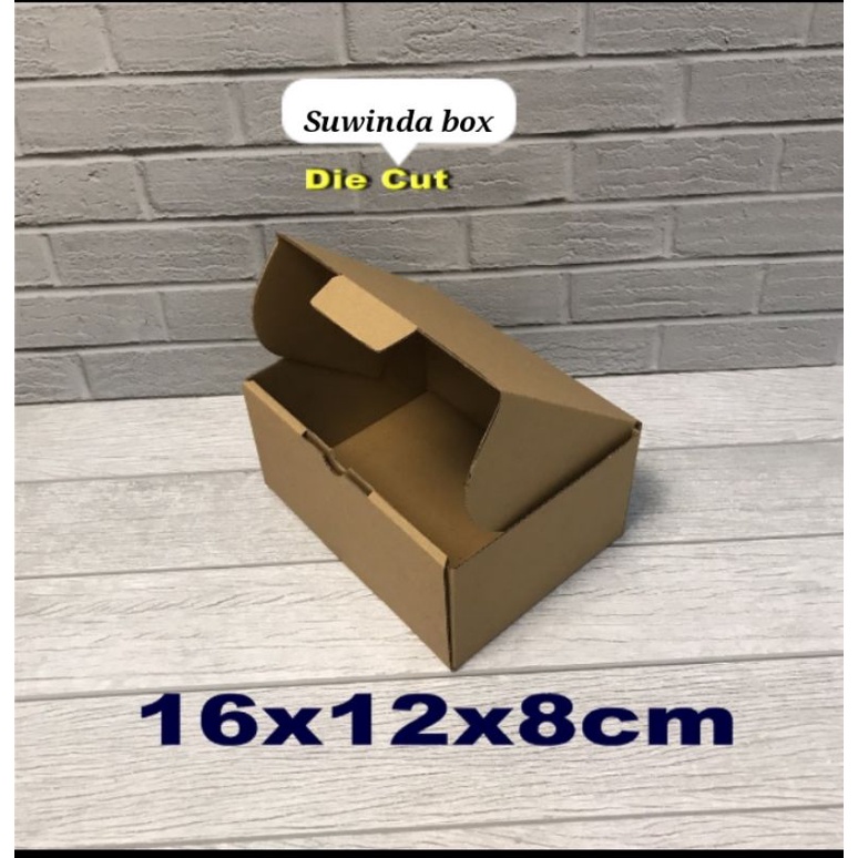 

KARDUS KARTON UK. 16x12x8 cm...DIE CUT BOX PIZZA KOTAK