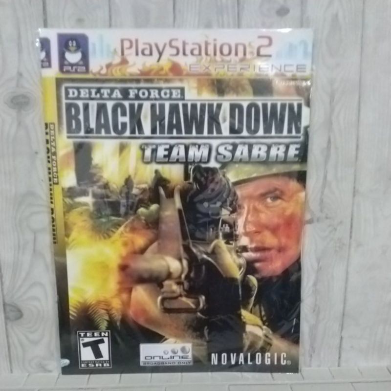 Cd dvd ps2 kopab black hawk down delta force