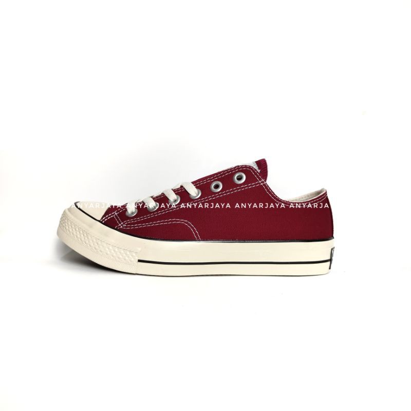 Sepatu Ventela 70s Low Maroon Original