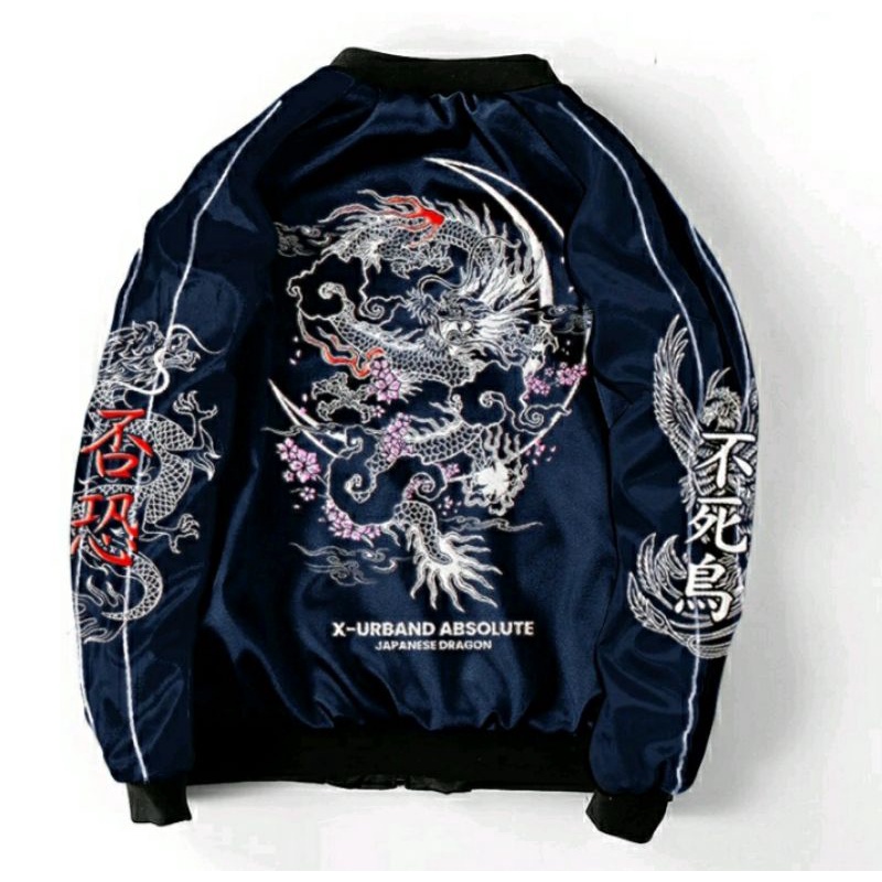 X Urband Absolute Jaket Sukajan Kurode Ryu Terbaru A194