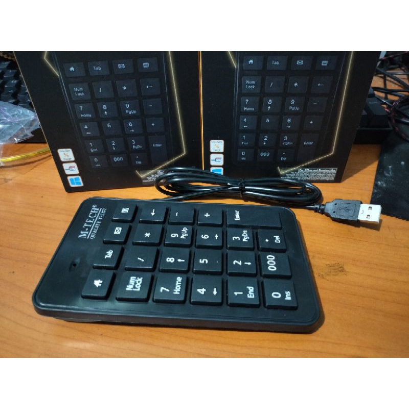 Keyboard Numeric Wired M-Tech Numpad - Keyboard Kasir Angka Kabel Keypad