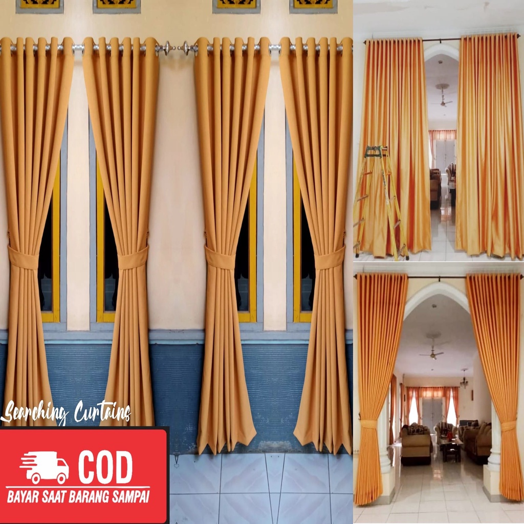 GORDEN BLACKOU PREMIUM MINIMALIS TERBARU UKURAN JENDELA PINTU KAMAR RUANG TAMU MEWAH TIREI MURAH