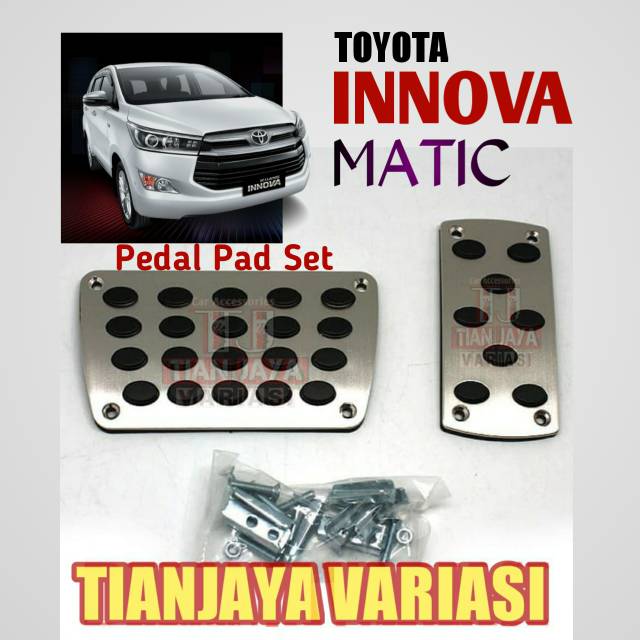 Pedal Pad Mobil Toyota INNOVA A/T Matic Pedal Gas Alumunium Anti Selip