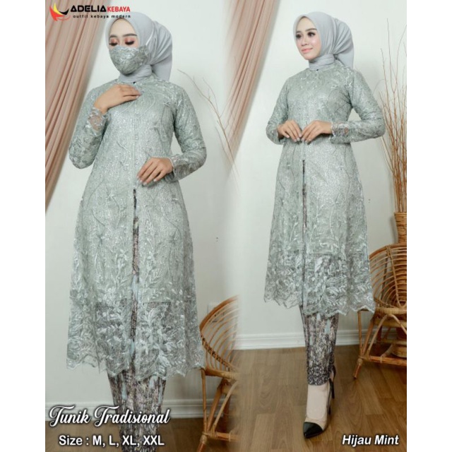 KEBAYA ORIGINAL//KEBAYA MODERN//SET TUNIK TRADISIONAL//Kode ADK