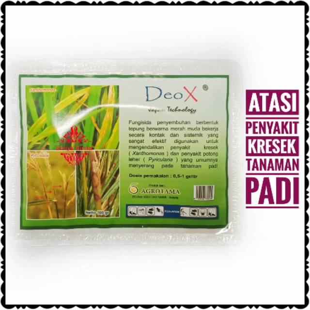 Griyasinta : Deox 100gr Fungisida atas penyakit Tanaman Padi