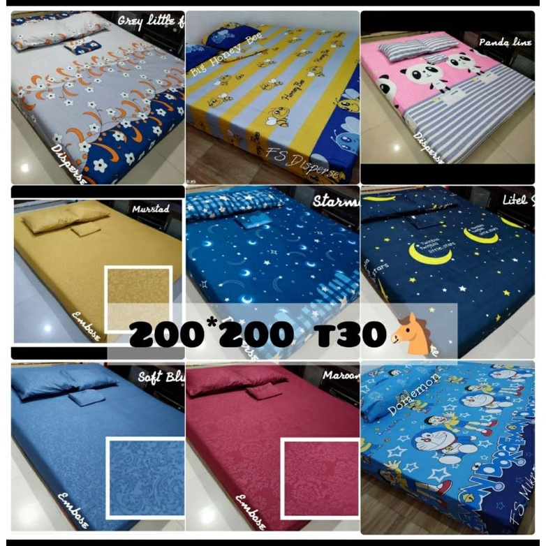 Sprei Homemade Tinggi 30 || Sprei T30 || Sprei berkualitas || Sprei 120 140 160 180 200