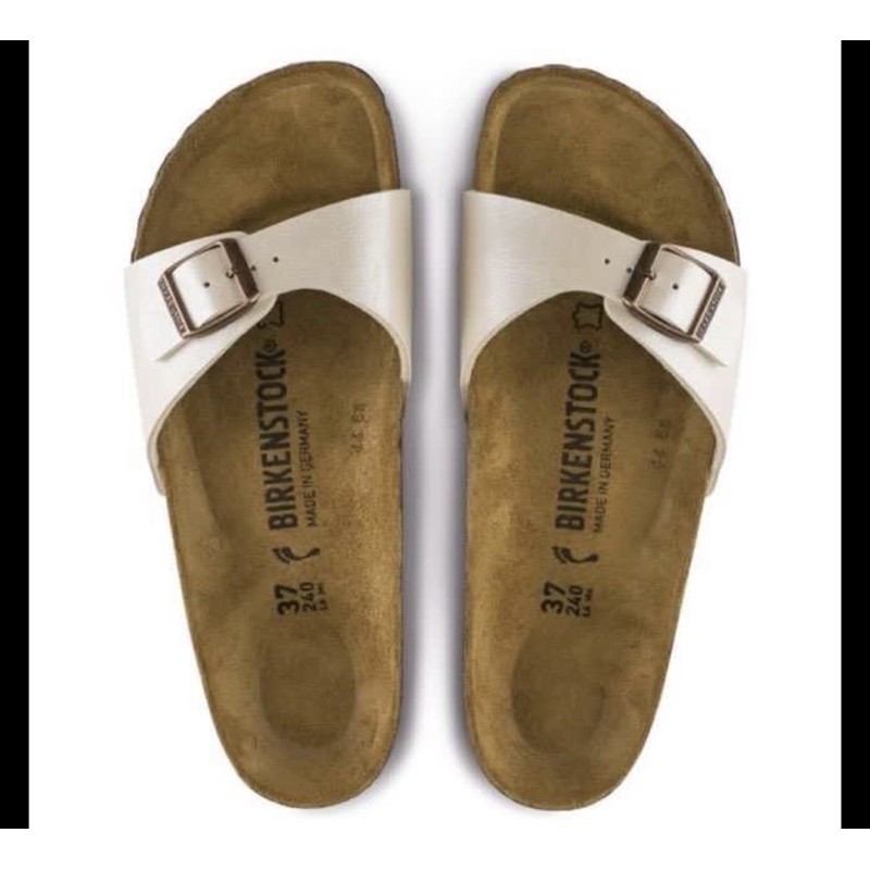 madrid graceful pearl white by Birkenstock preloved