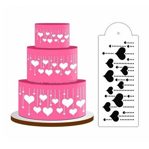 Cake Stencil - Border Lace GCS20_02 (32.5X9.5cm)