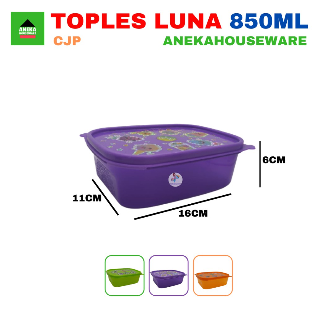 Kimberlyonshop Toples / Sealware Luna / Toples Plastik 850ml CJP