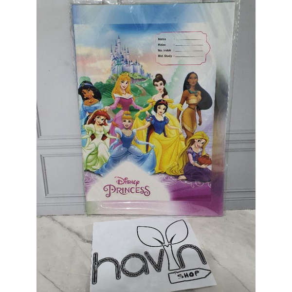 SAMPUL BUKU TULIS-Fancy PRINCES KWARTO