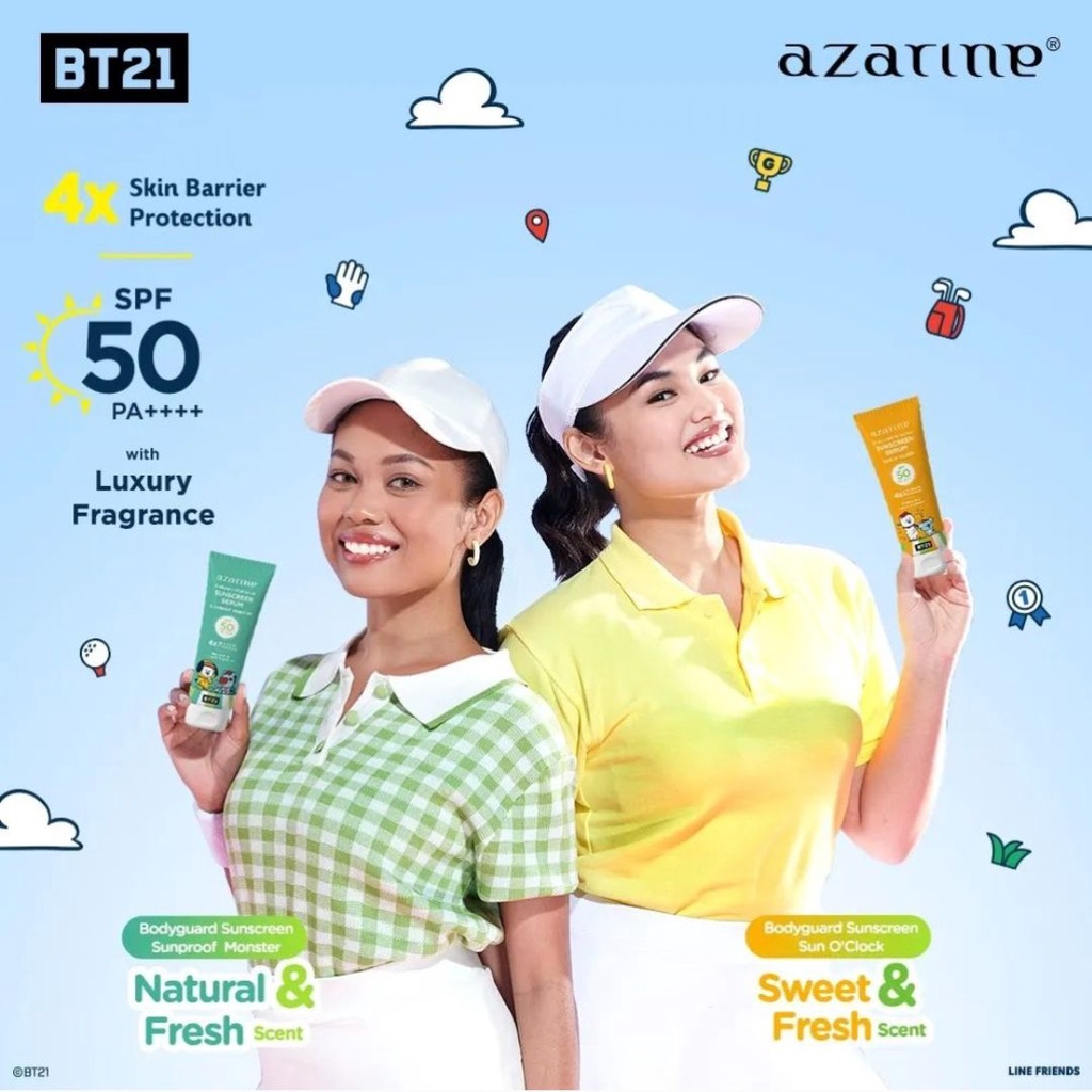 AZARINE X BT21 BTS SUNSCREEN