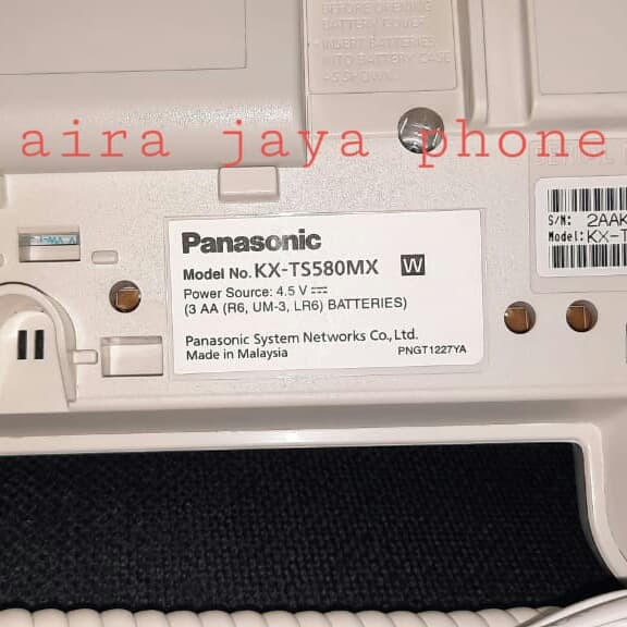 Pesawat Telepon Panasonic KX-TS580 Second spesial buat INDIHOME dan PABX