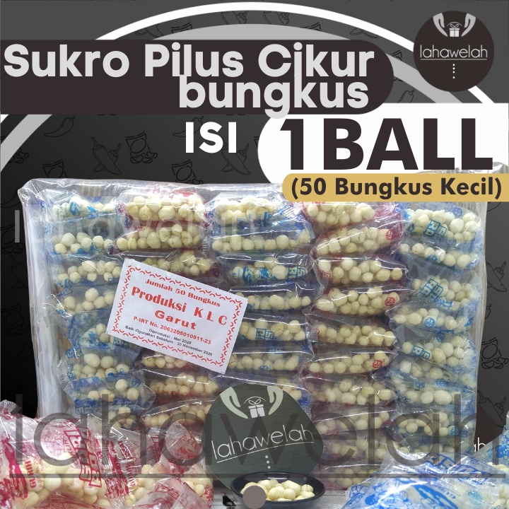 

SUKRO CIKUR 1BALL (50bungkus kecil) Merk SariRasa by Lahawelah