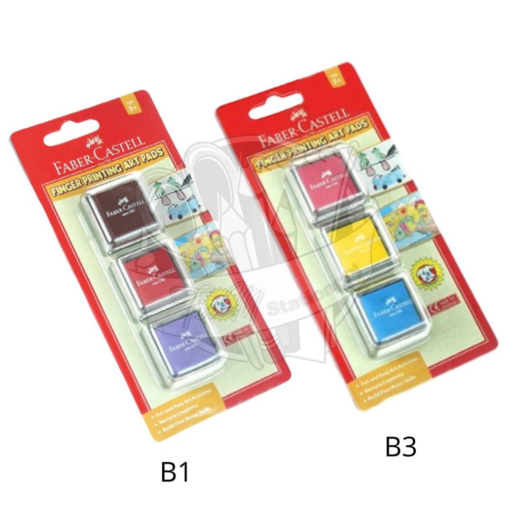 

Faber Castell Finger Printing Art Pad B1 & B3 ( Stempel Jari Anak )