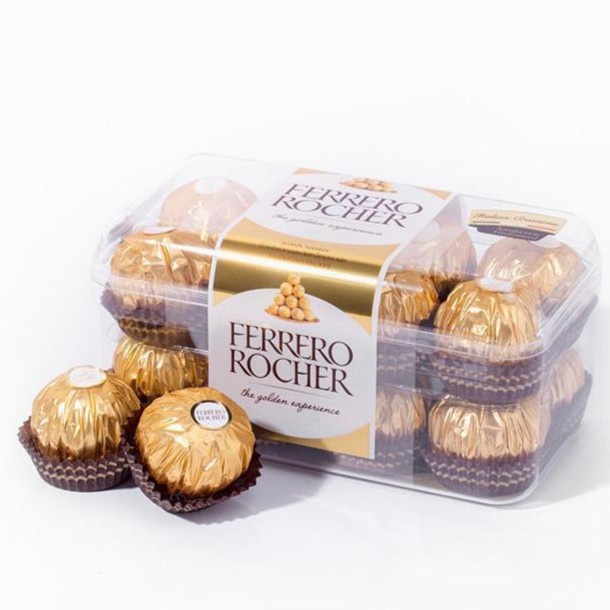 

Ferrero Rocher T16 Chocolate 200gr (isi 16) Box