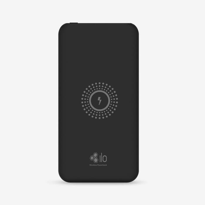 Hippo ILO W3 12000mAh PowerBank Wireless Charging - Hitam/Putih